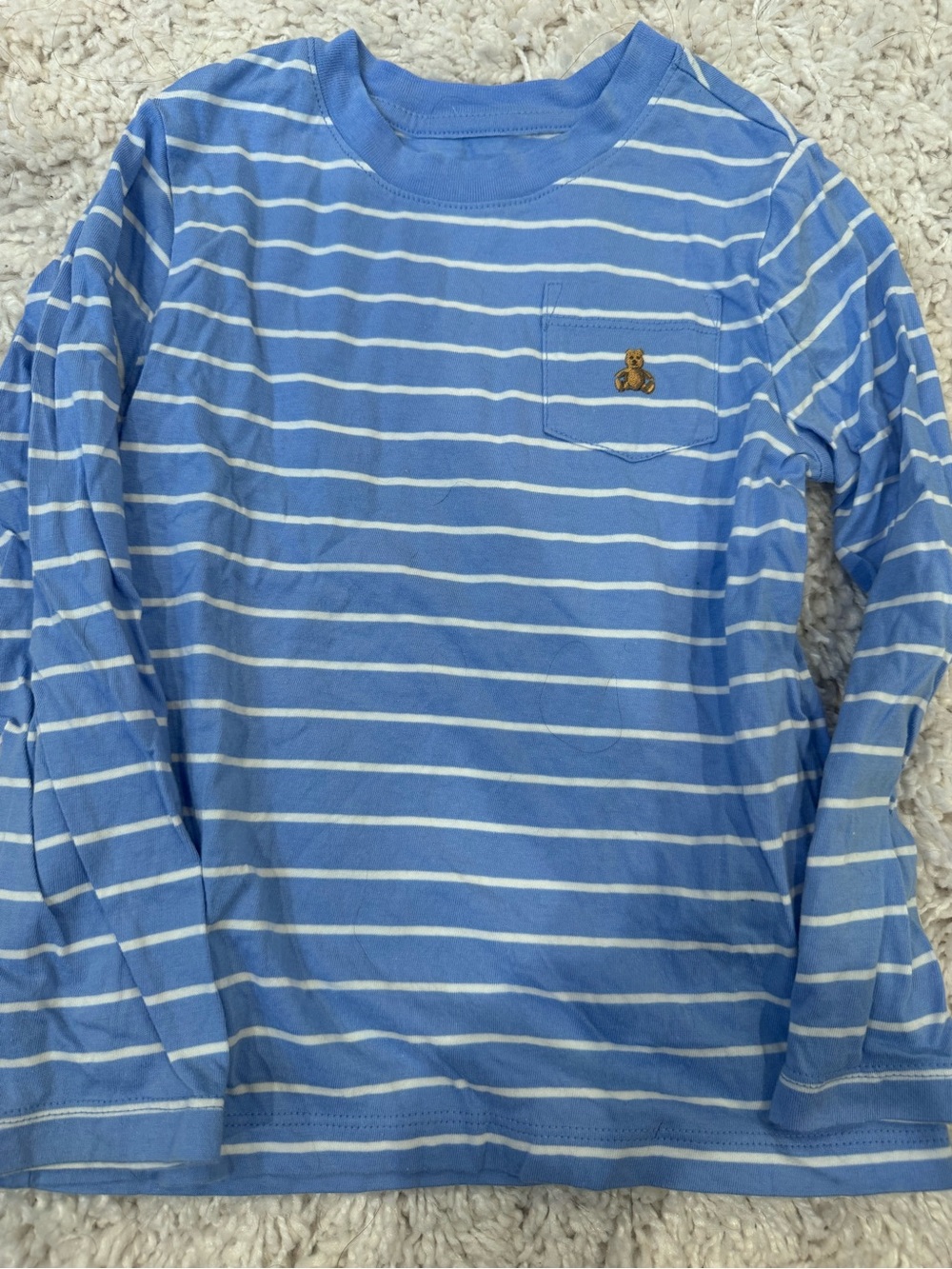 GAP Boys Tops Bundle — Olive, Gray, Taupe, Cream, Blue & Red 5T - Picture 7 of 7